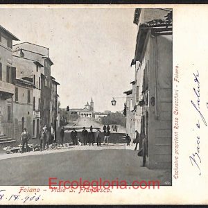ae0357 - CARTOLINA  D'EPOCA - Arezzo Provincia - Foiano della Chiana  1906