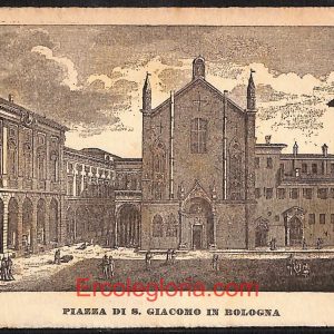 ae1979 - CARTOLINA  D'EPOCA - Bologna Città - Piazza di S. Giacomo