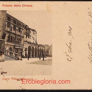 ae0359 - CARTOLINA  D'EPOCA - Arezzo Provincia - Foiano della Chiana  1900