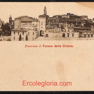 ae0360 - CARTOLINA  D'EPOCA - Arezzo Provincia - Foiano della Chiana