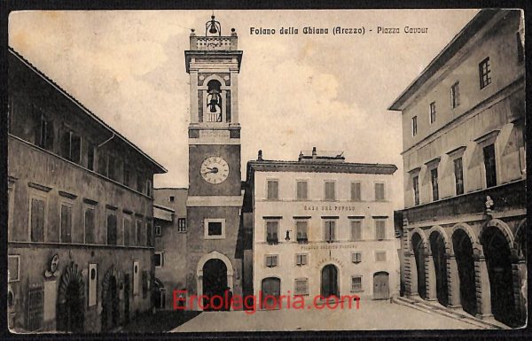 ae0361 - CARTOLINA  D'EPOCA - Arezzo Provincia - Foiano della Chiana   1925