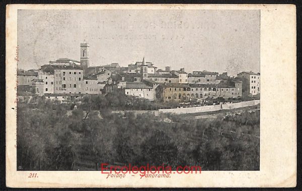 ae0363 - CARTOLINA  D'EPOCA - Arezzo Provincia - Foiano della Chiana   1911