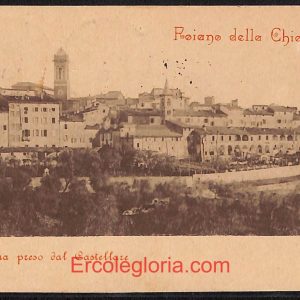 ae0365 - CARTOLINA  D'EPOCA - Arezzo Provincia - Foiano della Chiana   1901