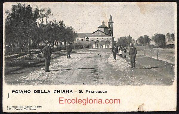 ae0366 - CARTOLINA  D'EPOCA - Arezzo Provincia - Foiano della Chiana  1903