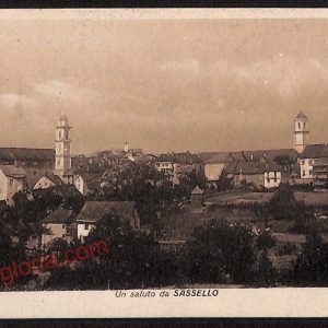ag1501 - CARTOLINA D'EPOCA - Genova Provincia - Sassello  1925