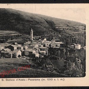 ag1502 - CARTOLINA D'EPOCA - Genova Provincia - Santo Stefano d' Aveto