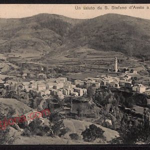 ag1503 - CARTOLINA D'EPOCA - Genova Provincia - Santo Stefano d' Aveto  1904
