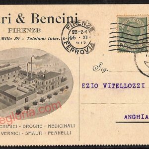 ae7067 - CARTOLINA D'EPOCA - Firenze Città - Chiari Bencini  1917