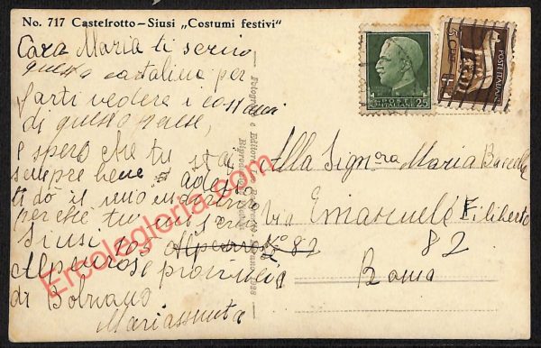 ae3839 - CARTOLINA  D'EPOCA - Bolzano Provincia - Castelrotto - immagine 2
