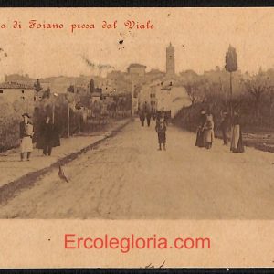 ae0381 - CARTOLINA  D'EPOCA - Arezzo Provincia - Foiano della Chiana  1901