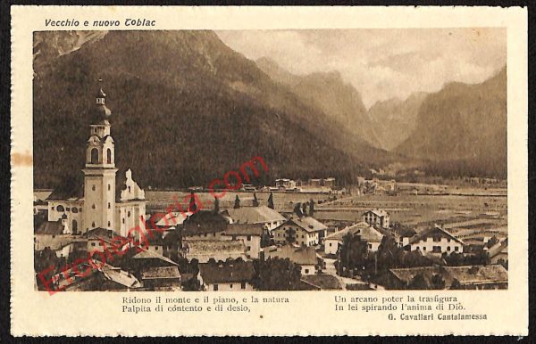 ae3849 - CARTOLINA  D'EPOCA - Bolzano Provincia - Dobbiaco