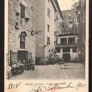 ae7084 - CARTOLINA D'EPOCA - Firenze Città - Piazza degli' Amieri