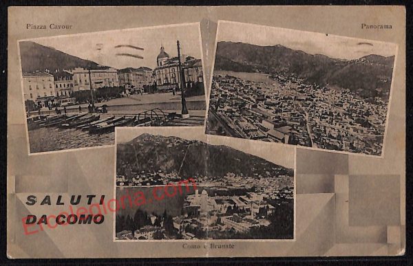 ae5069 - CARTOLINA D'EPOCA - Como Città - Panorama