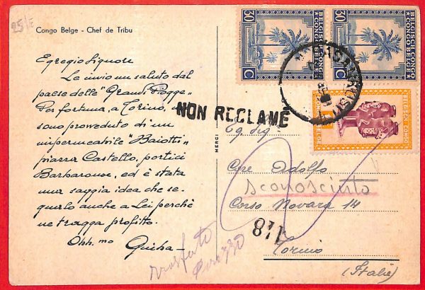 aa3848  - BELGIAN Congo Belge - POSTAL HISTORY - POSTCARD from BASANKUSU