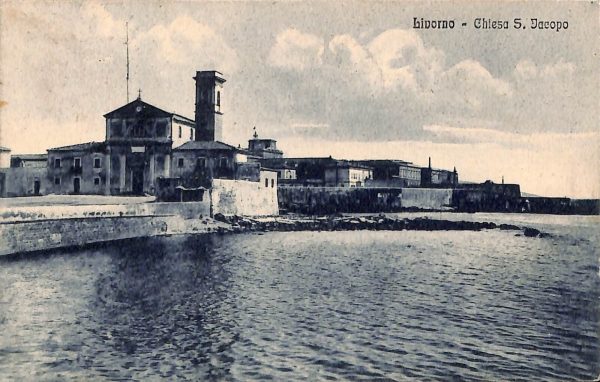 ac7199 - CARTOLINA D'EPOCA - Livorno Città - Chiesa S. Jacopo  1931