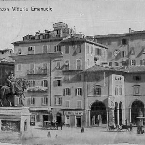 ac7204 - CARTOLINA D'EPOCA - Livorno Città - Piazza Vittorio Emanuele  1918