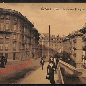 ag0997 - CARTOLINA D'EPOCA - Genova Città - Via Innocenzo Frugoni