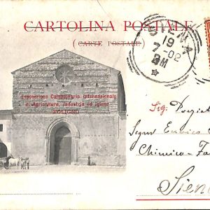 ac2785 - CARTOLINA  D'EPOCA - Perugia Provincia - FOLIGNO  1902