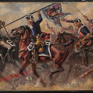 ag1014 - CARTOLINA D'EPOCA - Genova Città - Cavalleria