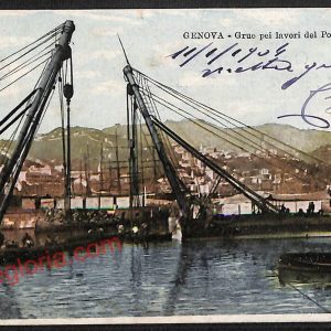 ag1017 - CARTOLINA D'EPOCA - Genova Città - Il Porto  1904