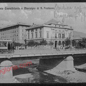 ag1018 - CARTOLINA D'EPOCA - Genova Città - Ponte Castelfidardo  1912