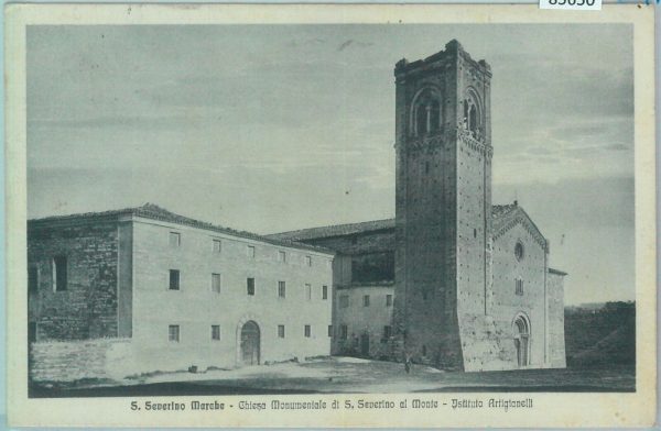 85650  - CARTOLINA d'Epoca: MACERATA provincia -  SAN SEVERINO MARCHE   1926
