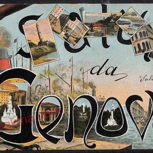 ag1029 - CARTOLINA D'EPOCA - Genova Città