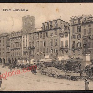 ag1033 - CARTOLINA D'EPOCA - Genova Città - Piazza Caricamento  1912