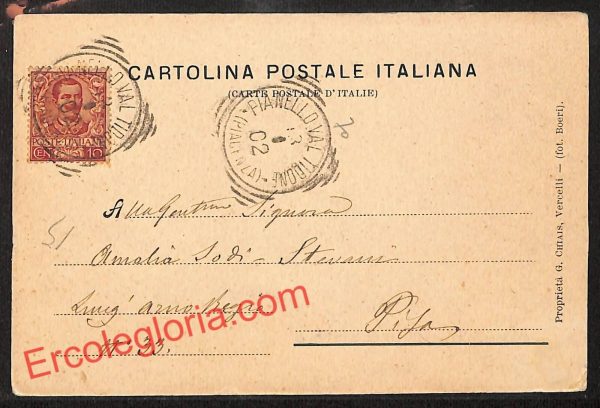 ah7735 - CARTOLINA D'EPOCA - Piacenza Provincia - Val Tidone - immagine 2