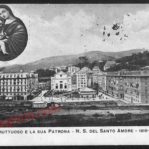 ag1052 - CARTOLINA D'EPOCA - Genova Città - S. Fruttuoso e la sua Patrona  1924