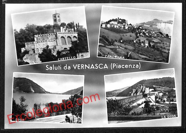 ah7737 - CARTOLINA D'EPOCA - Piacenza Provincia - Vernasca