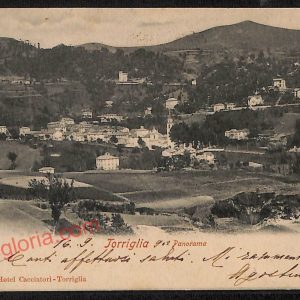 ag1510 - CARTOLINA D'EPOCA - Genova Provincia - Torriglia