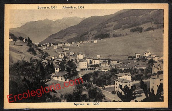ai6922 - CARTOLINA D' EPOCA - Sondrio Provincia - Aprica