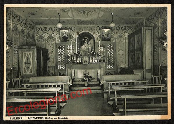 ai6930 - CARTOLINA D' EPOCA - Sondrio Provincia - Alpemugo