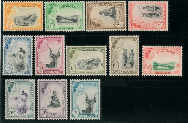 P3165 - SWAZILAND. SG 78/89 COMPLETE SET IN MNH CONDITION
