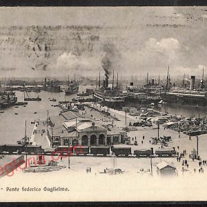 ag1071 - CARTOLINA D'EPOCA - Genova Città - Ponte Federico Guglielmo  1907