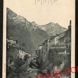 ai6949 - CARTOLINA D' EPOCA - Sondrio Provincia - Chiavenna