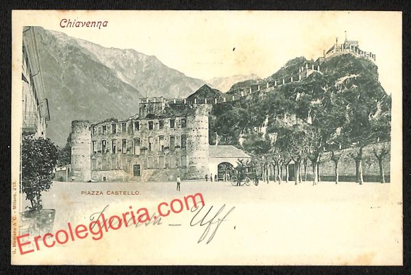 ai6950 - CARTOLINA D' EPOCA - Sondrio Provincia - Chiavenna