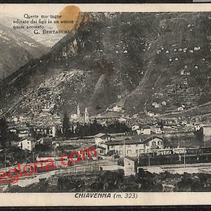 ai6952 - CARTOLINA D' EPOCA - Sondrio Provincia - Chiavenna