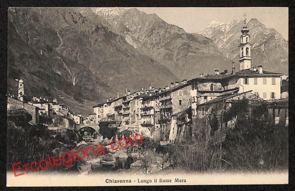 ai6953 - CARTOLINA D' EPOCA - Sondrio Provincia - Chiavenna
