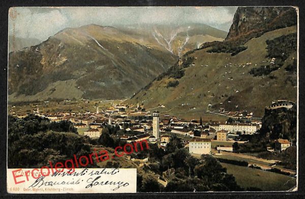 ai6959 - CARTOLINA D' EPOCA - Sondrio Provincia - Chiavenna