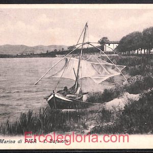 ad6942 - CARTOLINA D'EPOCA - Pisa Provincia - Marina di Pisa  1910
