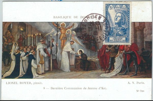 69157 -  FRANCE - Postal History - MAXIMUM CARD 1946 - Joan of Arc RELIGION