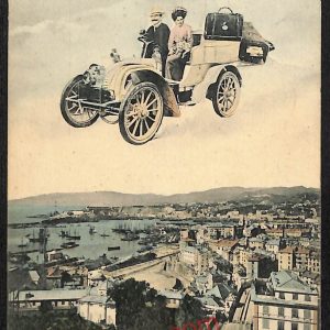 ag1085 - CARTOLINA D'EPOCA - Genova Città - Panorama  1915