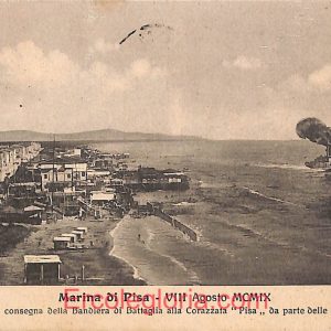 ad6980 - CARTOLINA D'EPOCA - Pisa Provincia - Marina di Pisa  1909