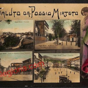 ai0540 - CARTOLINA D'EPOCA - Rieti Provincia - Poggio Mirteto