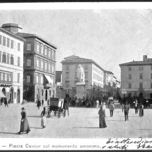 ac7251 - CARTOLINA D'EPOCA - Livorno Città - Piazza Cavour