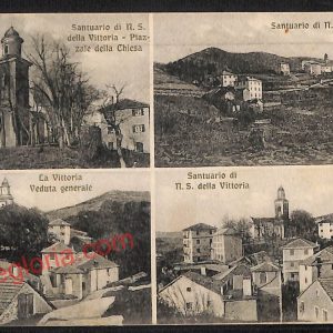 ag1101 - CARTOLINA D'EPOCA - Genova Città - Santuario di N. S.  Vittoria  1916