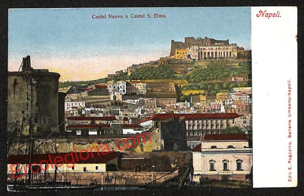 ag9625 - CARTOLINE D'EPOCA - Napoli Città - Castel San Elmo