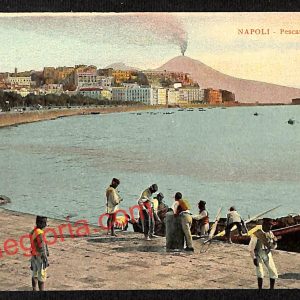 ag9634 - CARTOLINE D'EPOCA - Napoli Città - Pescatori nel Golfo